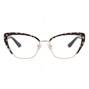Guess GU50122 Cat Eye Eyeglasses for Women — front view, Metal