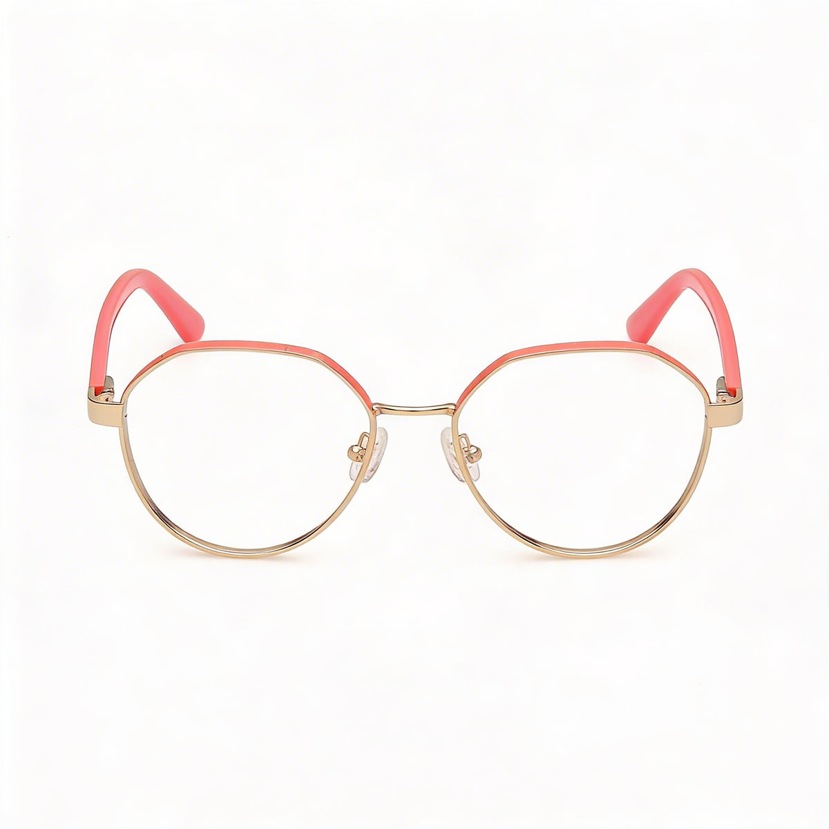 Gafas graduadas Guess GU50124 redondas para mujer, color rosa, 51 mm, Photo 2