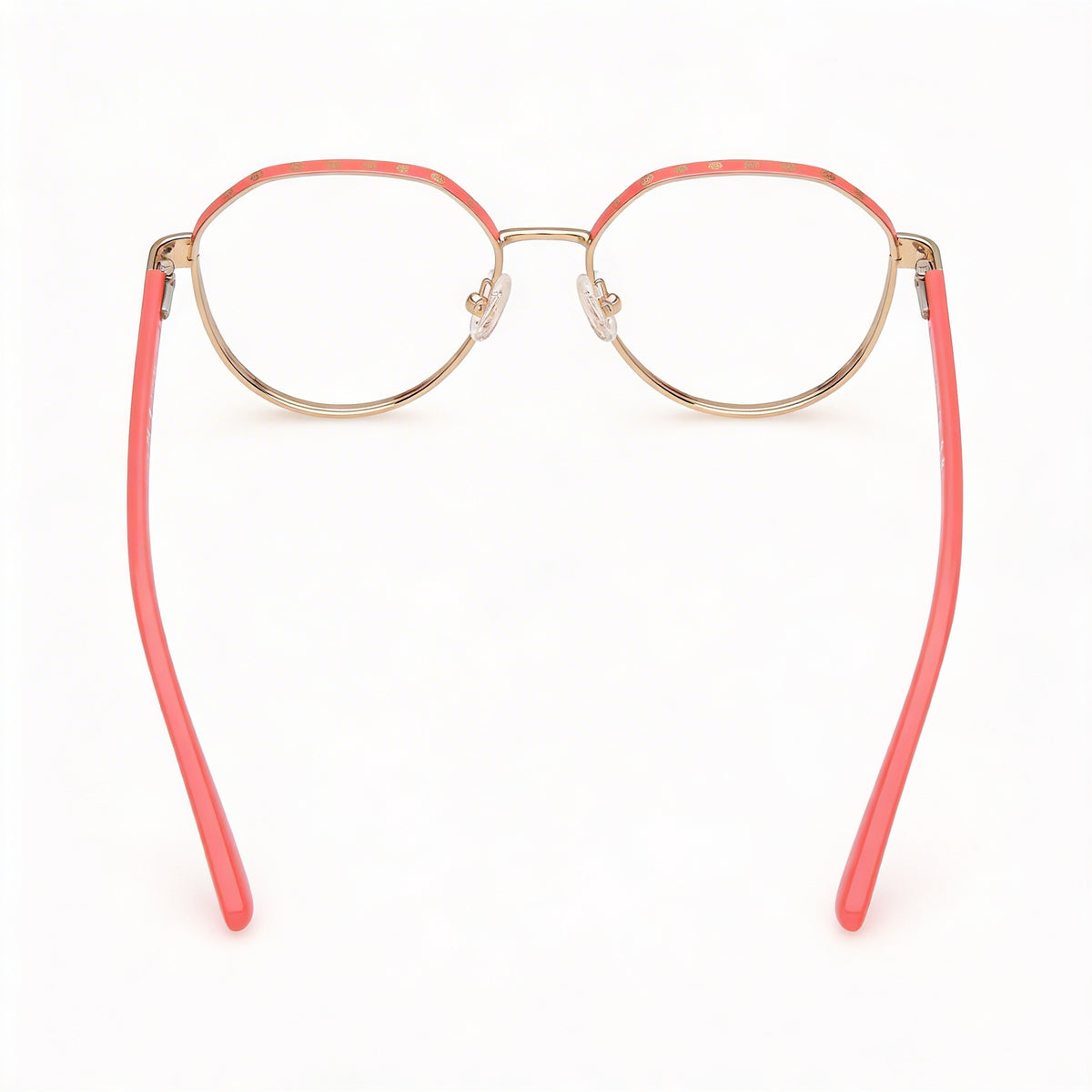 Gafas graduadas Guess GU50124 redondas para mujer, color rosa, 51 mm, Photo 4