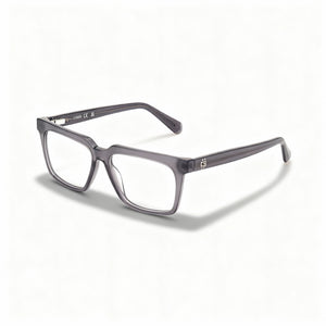Guess GU50133 Shiny Grey Rectangle Eyeglasses for Women, Plastic frame