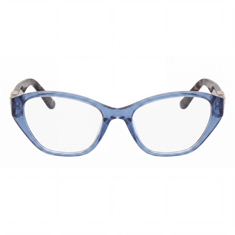 Guess Gu50162 Cat Eye Eyeglasses for Women — front view, Blue