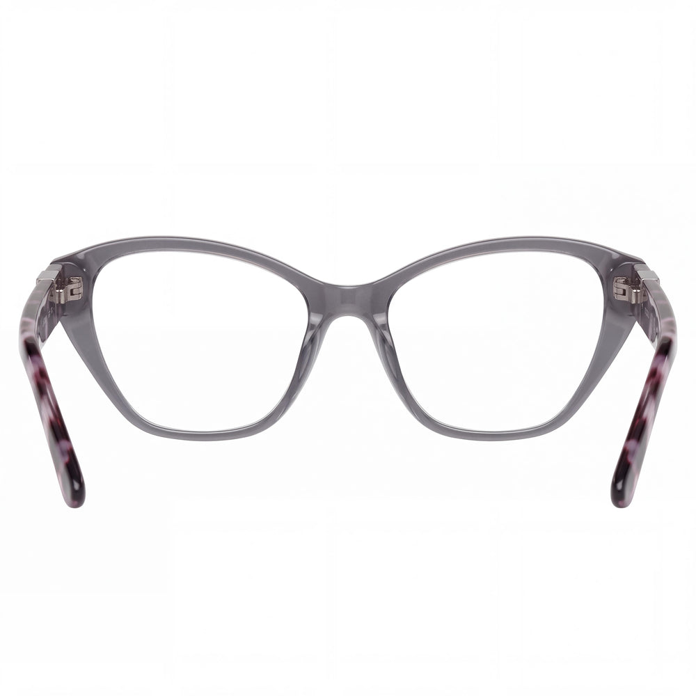 Guess Gu50162 Cat Eye Eyeglasses Women — side view, Gray Blue temples