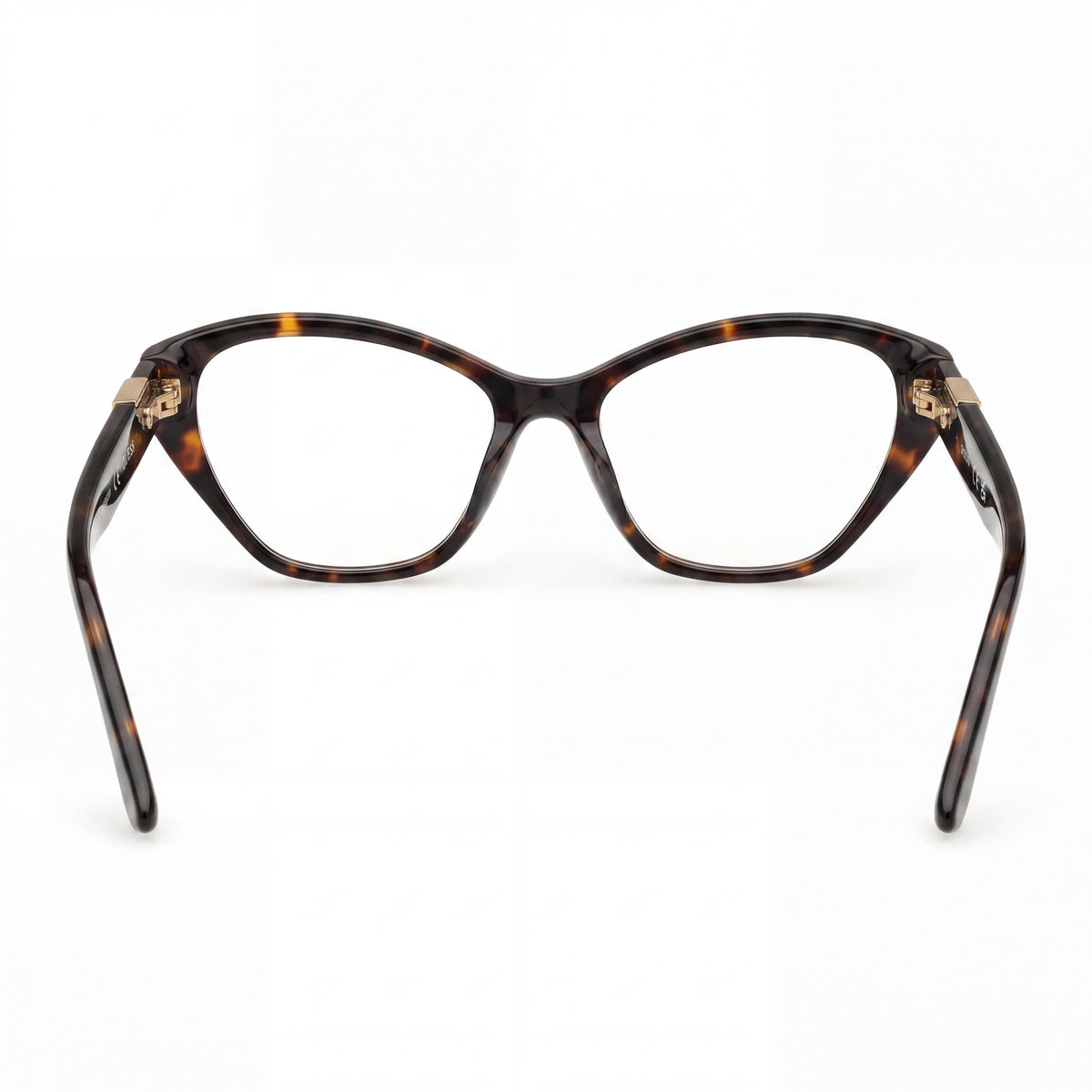 Gafas graduadas Guess Gu50162 estilo ojo de gato para mujer, color habano oscuro, azul 49 mm, Photo 3