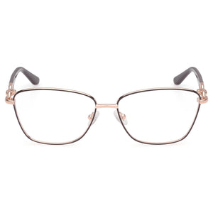 Guess Gu50179 Rectangle Eyeglasses for Women — front view, Metal