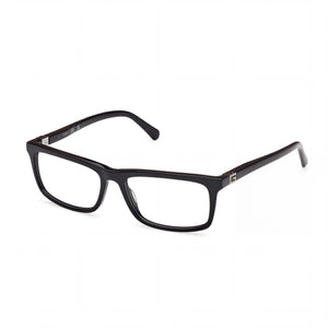 Guess Gu50190 Shiny Black Rectangle Eyeglasses for Unisex, Plastic frame