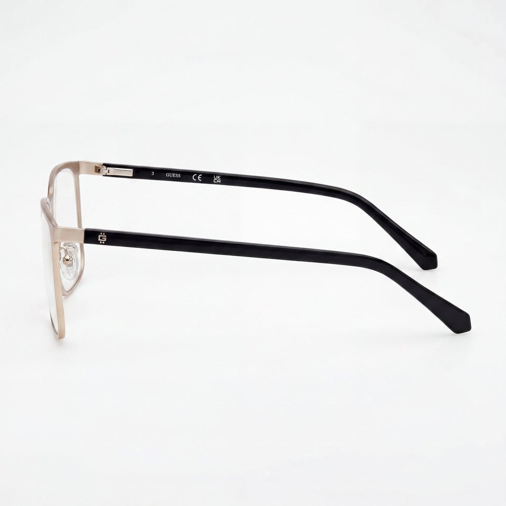 Guess Gu50193 Rectangle Eyeglasses for Men — front view, Metal