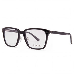 Guess Gu50206-d Black Rectangle Eyeglasses for Unisex, Acetate frame