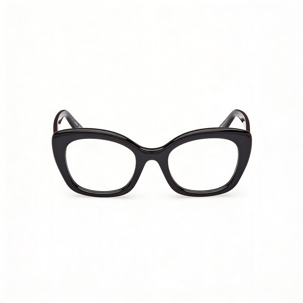 Gafas graduadas Guess Gu50225 rectangulares negro brillante para mujer, 51mm, Photo 2