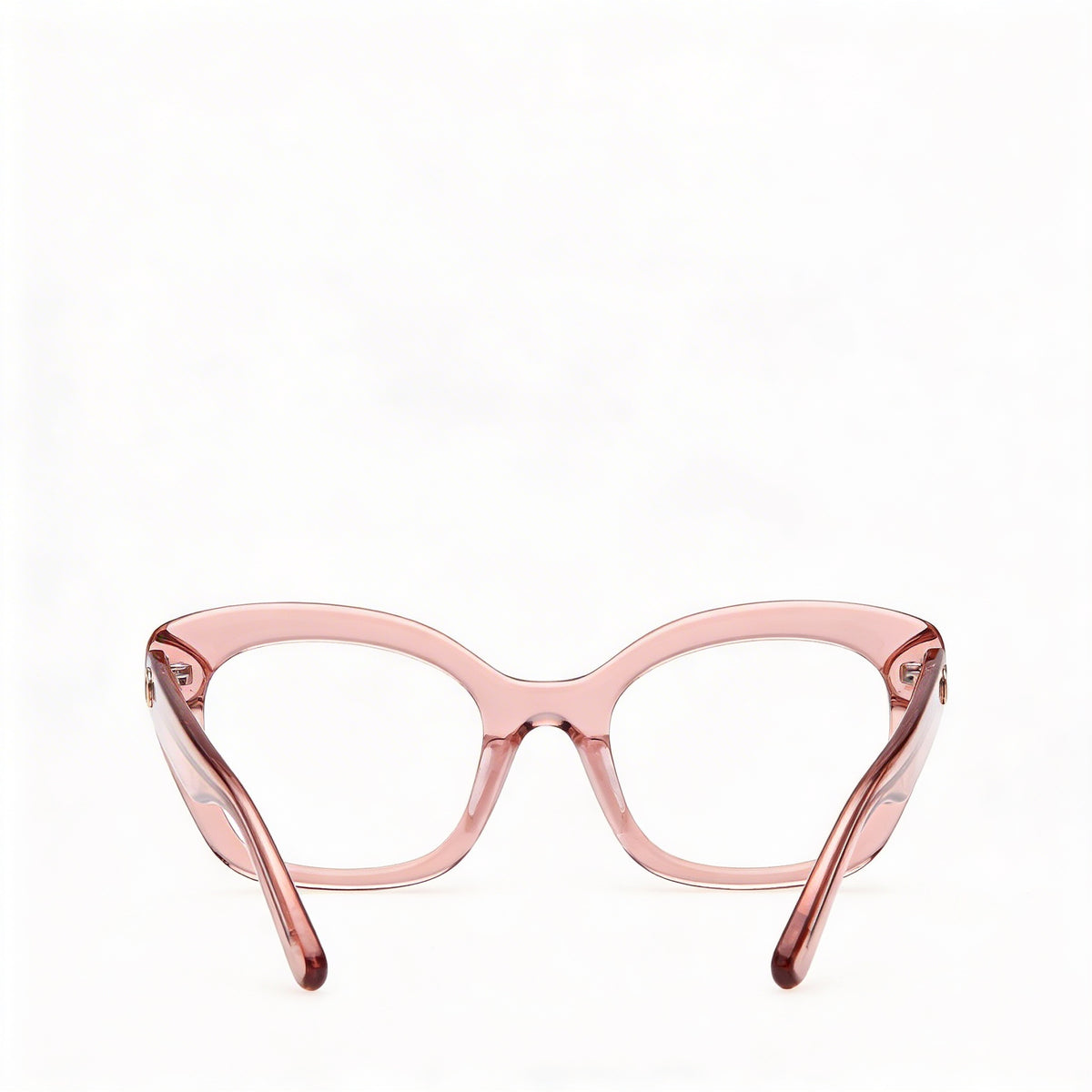 Guess Gu50225 Shiny Light Pink Rectangle Eyeglasses for Women, 51mm, Photo 3