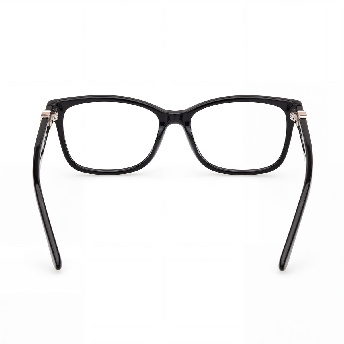 Gafas graduadas Guess Gu50227 rectangulares color negro brillante para mujer, 52 mm, Photo 2