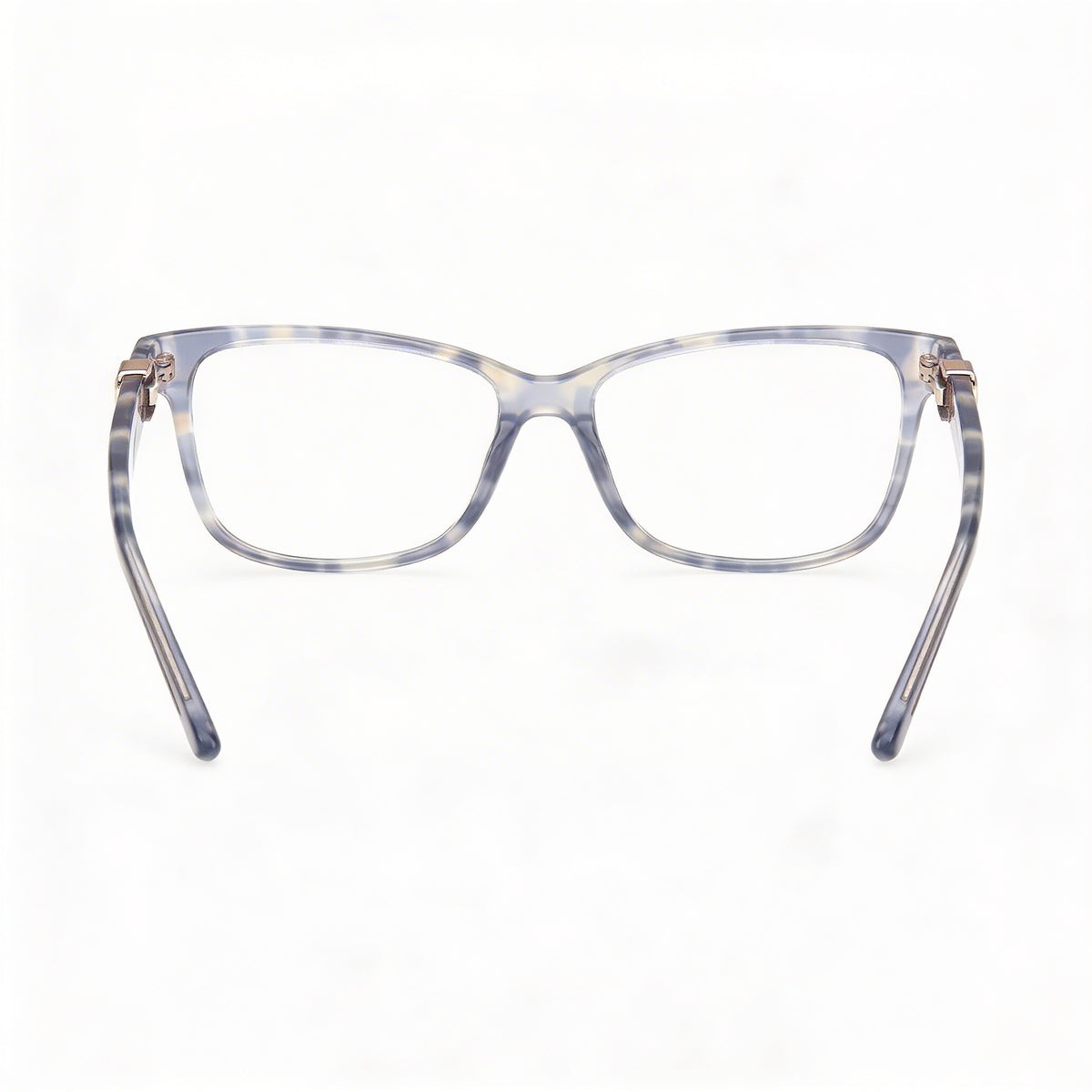 Guess Gu50227 Shiny Blue Rectangle Eyeglasses for Women, Photo 3