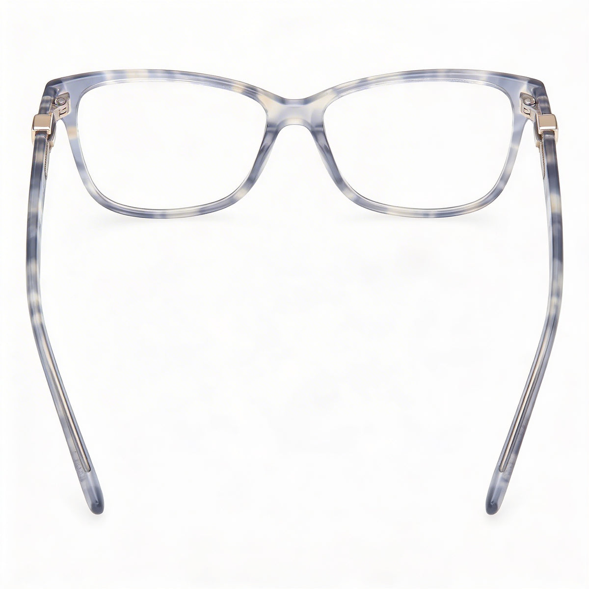 Gafas Guess Gu50227 rectangulares azules brillantes para mujer, 52 mm, Photo 4
