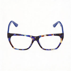 Guess Gu50234 Rectangle Eyeglasses for Women — front view, Plastic