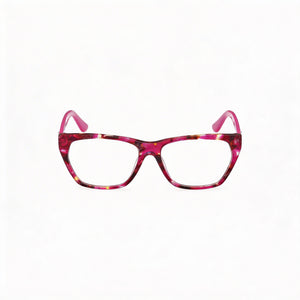Guess Gu50234 Rectangle Eyeglasses for Women — front view, Plastic