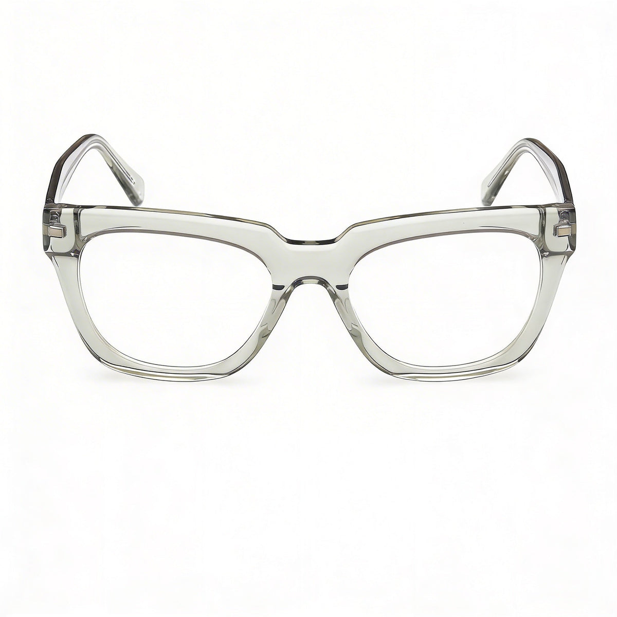 Guess Gu50238 Shiny Grey Rectangle Eyeglasses Unisex, 53mm, Photo 2