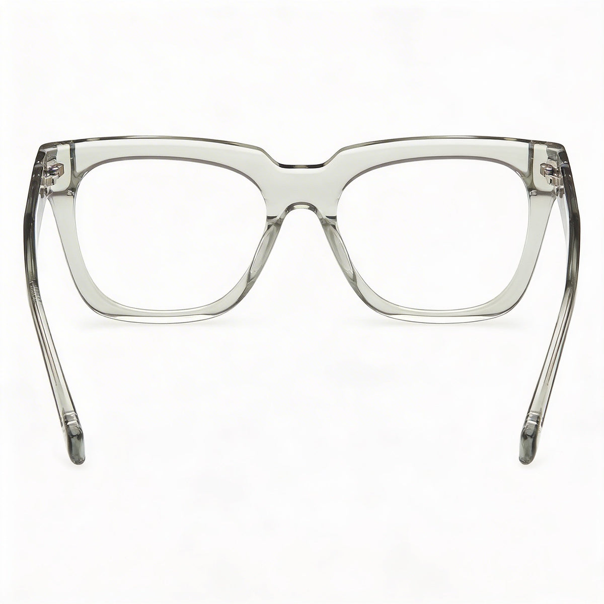 Guess Gu50238 Shiny Grey Rectangle Eyeglasses Unisex, 53mm, Photo 3