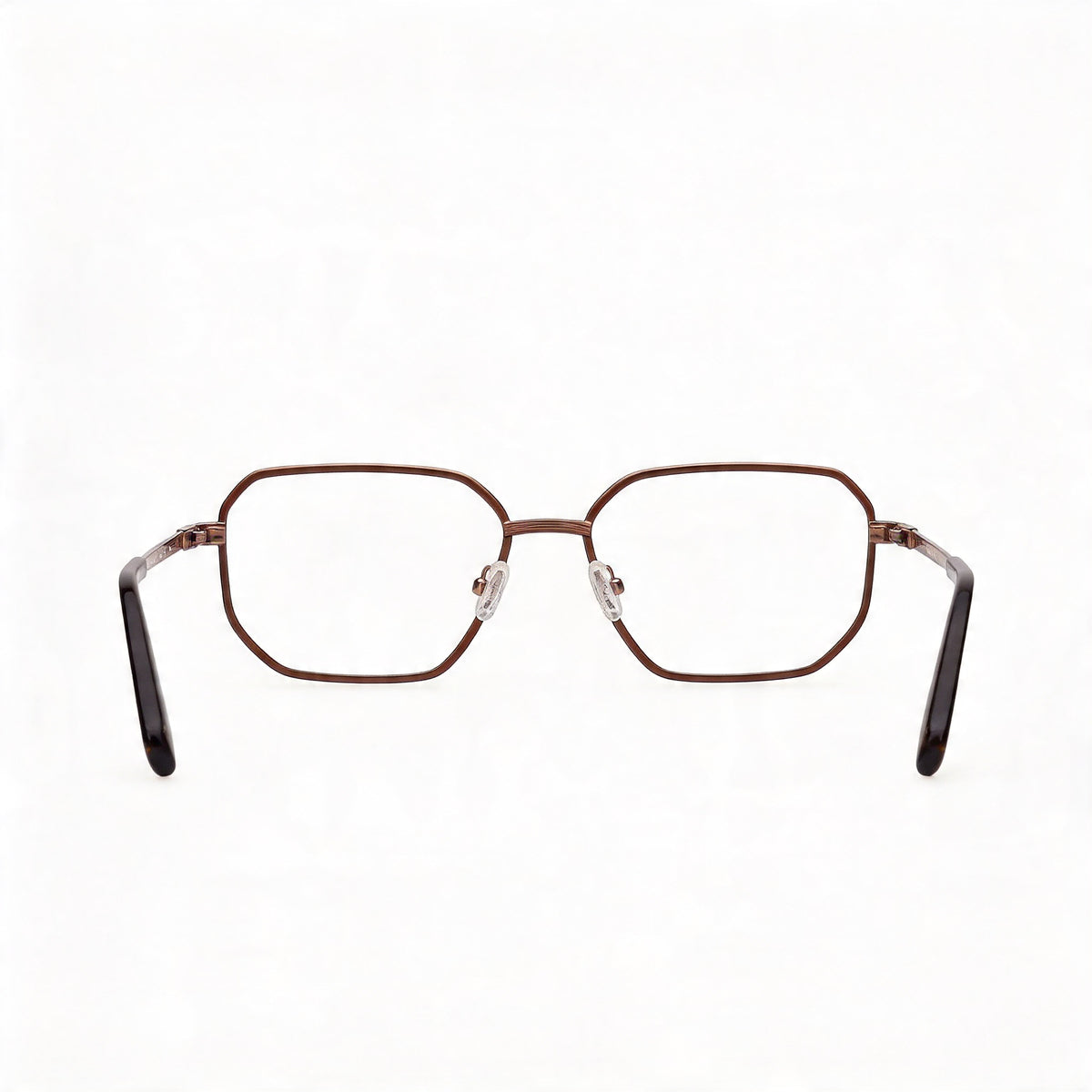 GUESS GU50240 Gafas ópticas de metal para hombre, montura bronce oscuro satinado brillante, talla 56-17-145, Photo 2