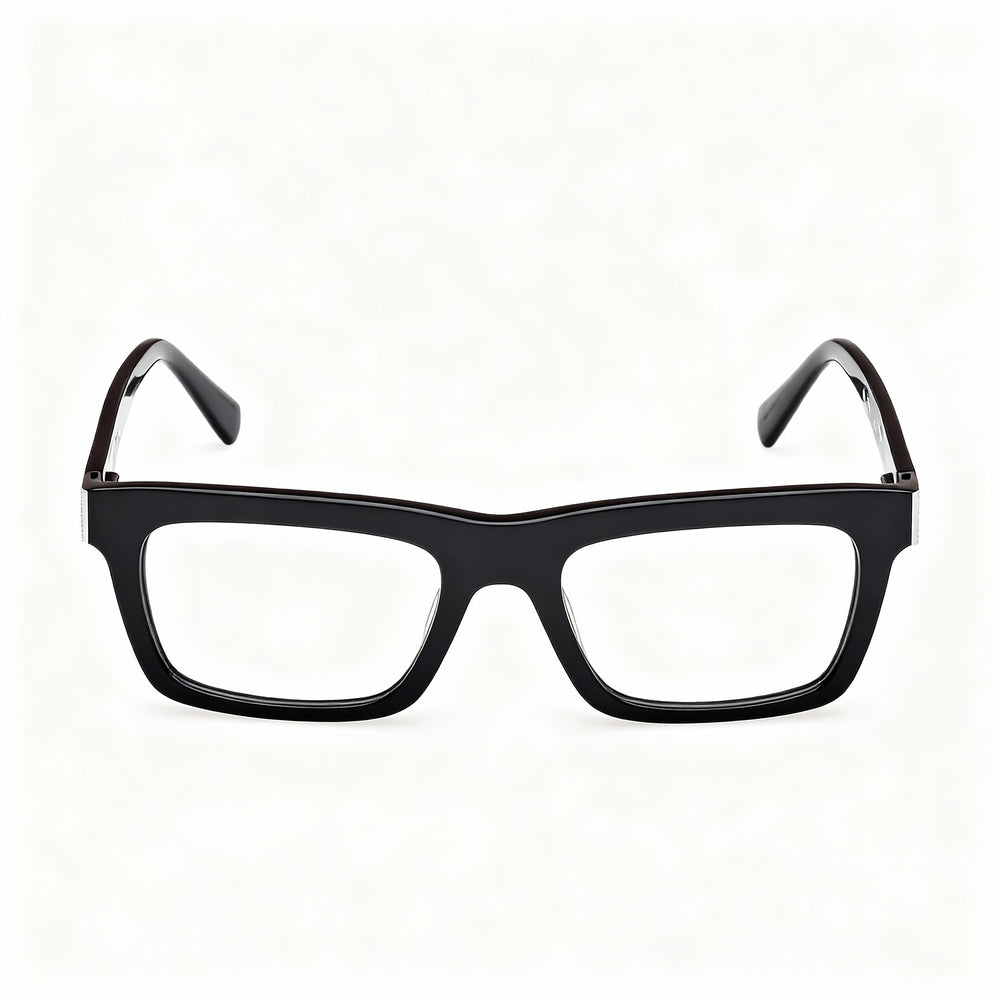Guess Gu50242 Rectangle Eyeglasses Unisex — front view, Plastic