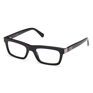 Guess Gu50242 Black Rectangle Eyeglasses Unisex, Plastic frame