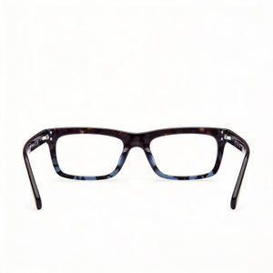 Guess Gu50242 Rectangle Eyeglasses Men — side view, Black Plastic temples