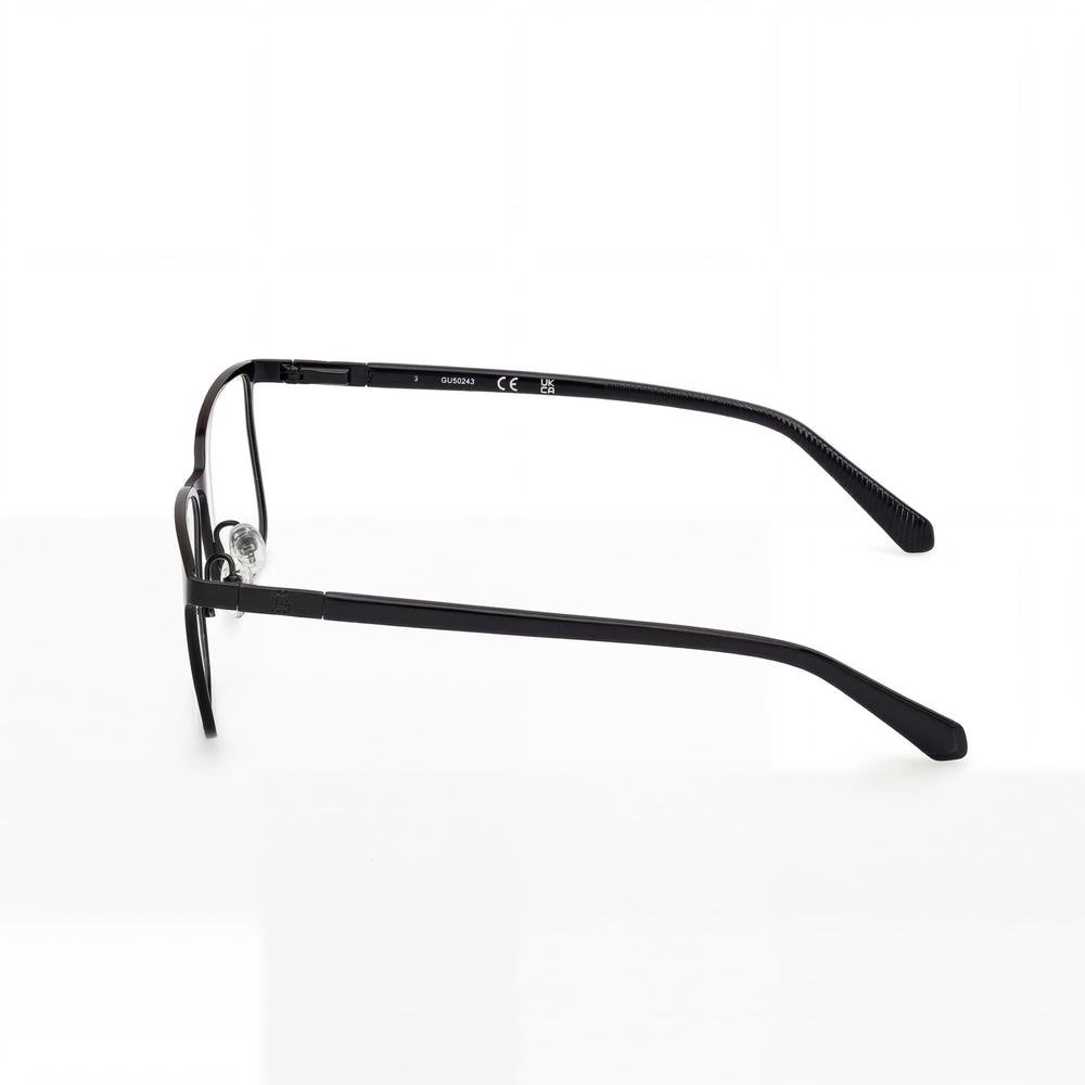 Guess GU50243 Rectangle Eyeglasses for Unisex — front view, Metal