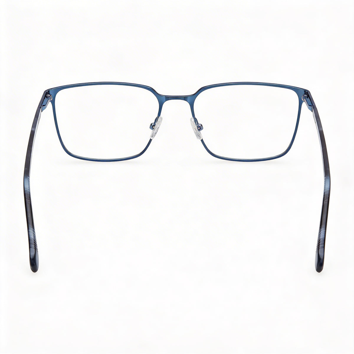 Guess Gu50243 Matte Blue Rectangle Eyeglasses for Men, Metal, Photo 2