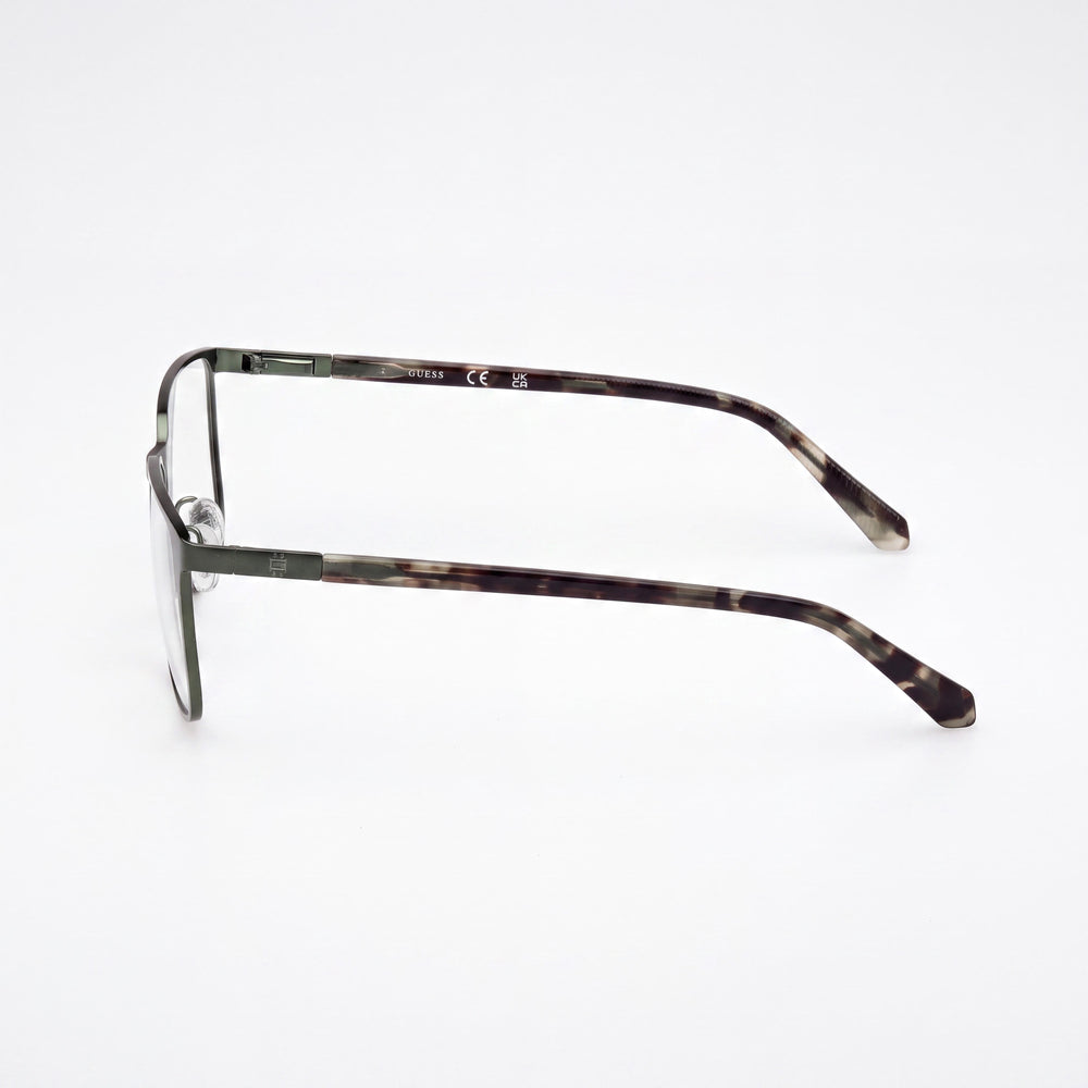 Guess Gu50243 Rectangle Eyeglasses for Men — front view, Metal