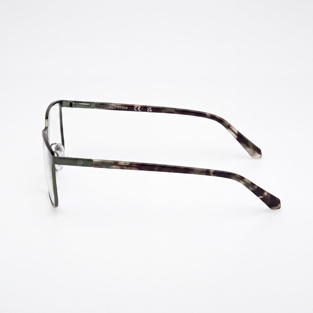 Gafas graduadas Guess Gu50243 rectangulares verdes para hombre, metal, Photo 2
