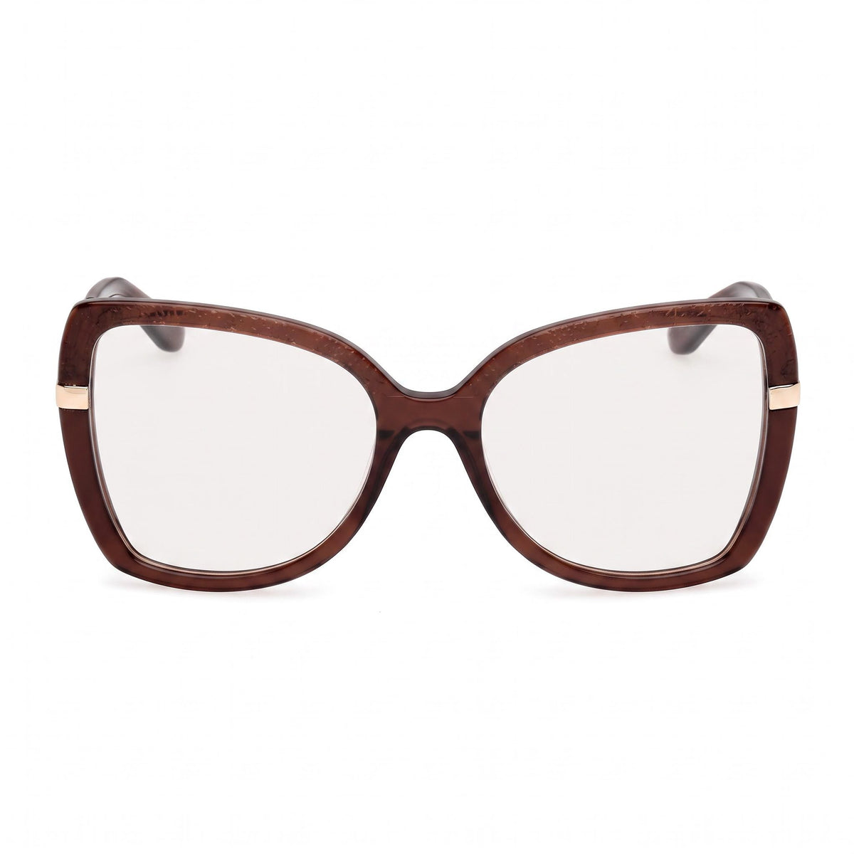 Guess Gu50245 Dark Brown, Pale Gold Eyeglasses for Women, 54mm, Photo 2