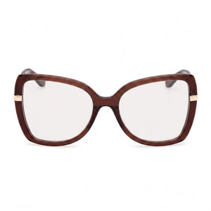 Guess Gu50245 Butterfly Eyeglasses for Women — front view, Plastic