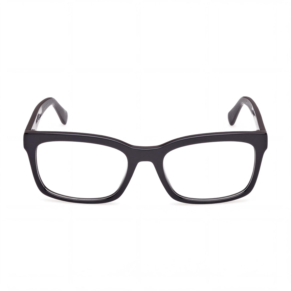 Guess GU50252 Rectangle Eyeglasses for Men — front view, Plastic