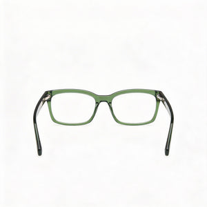 Guess Gu50252 Rectangle Eyeglasses for Men — interior view, Polycarbonate demo lenses