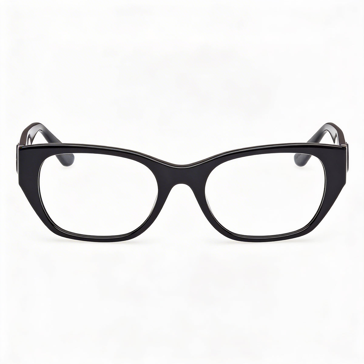 Guess Gu50304 Shiny Black Rectangle Eyeglasses for Women, Plastic 52mm, Photo 2