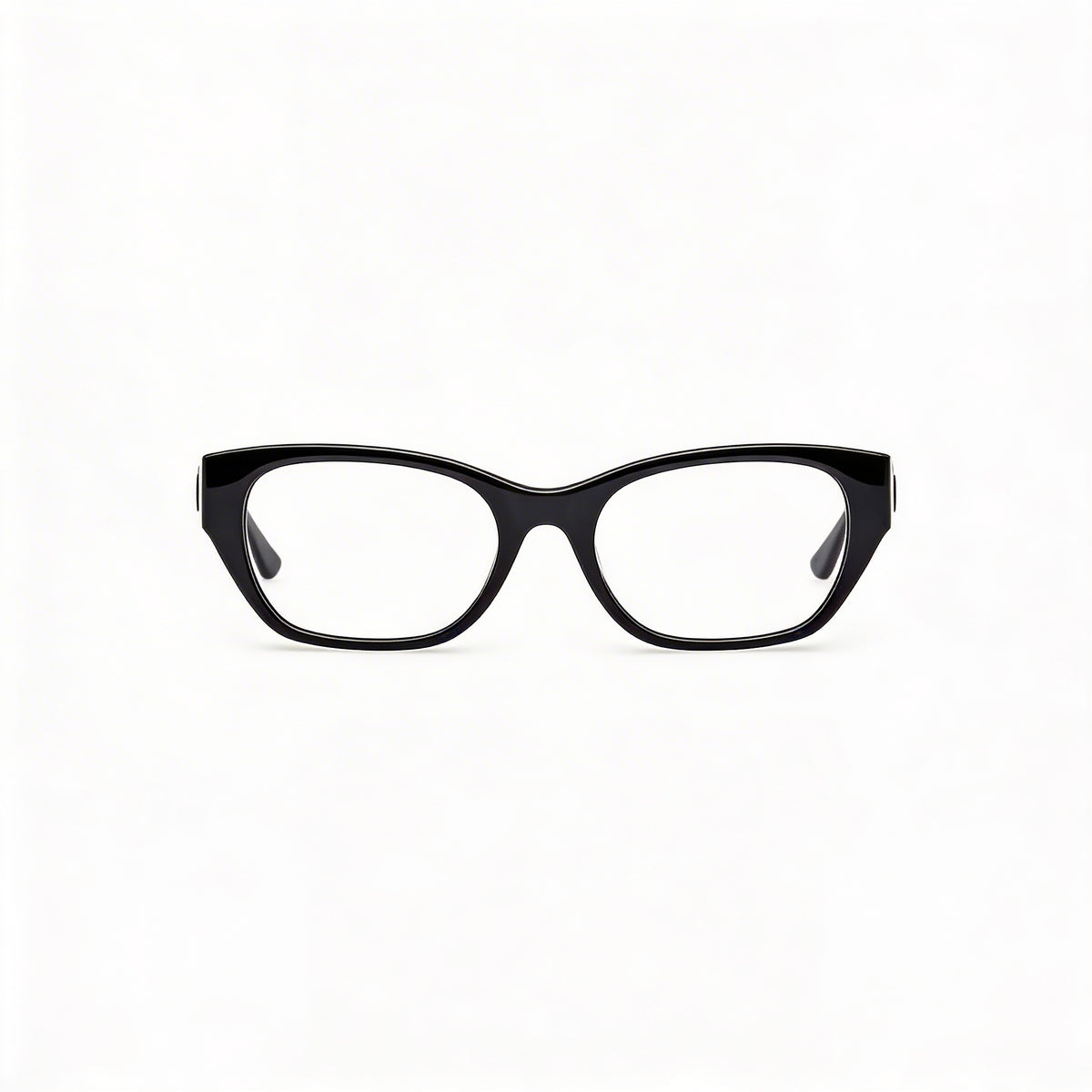 Guess Gu50304 Shiny Black Rectangle Eyeglasses for Women, Plastic 52mm, Photo 3
