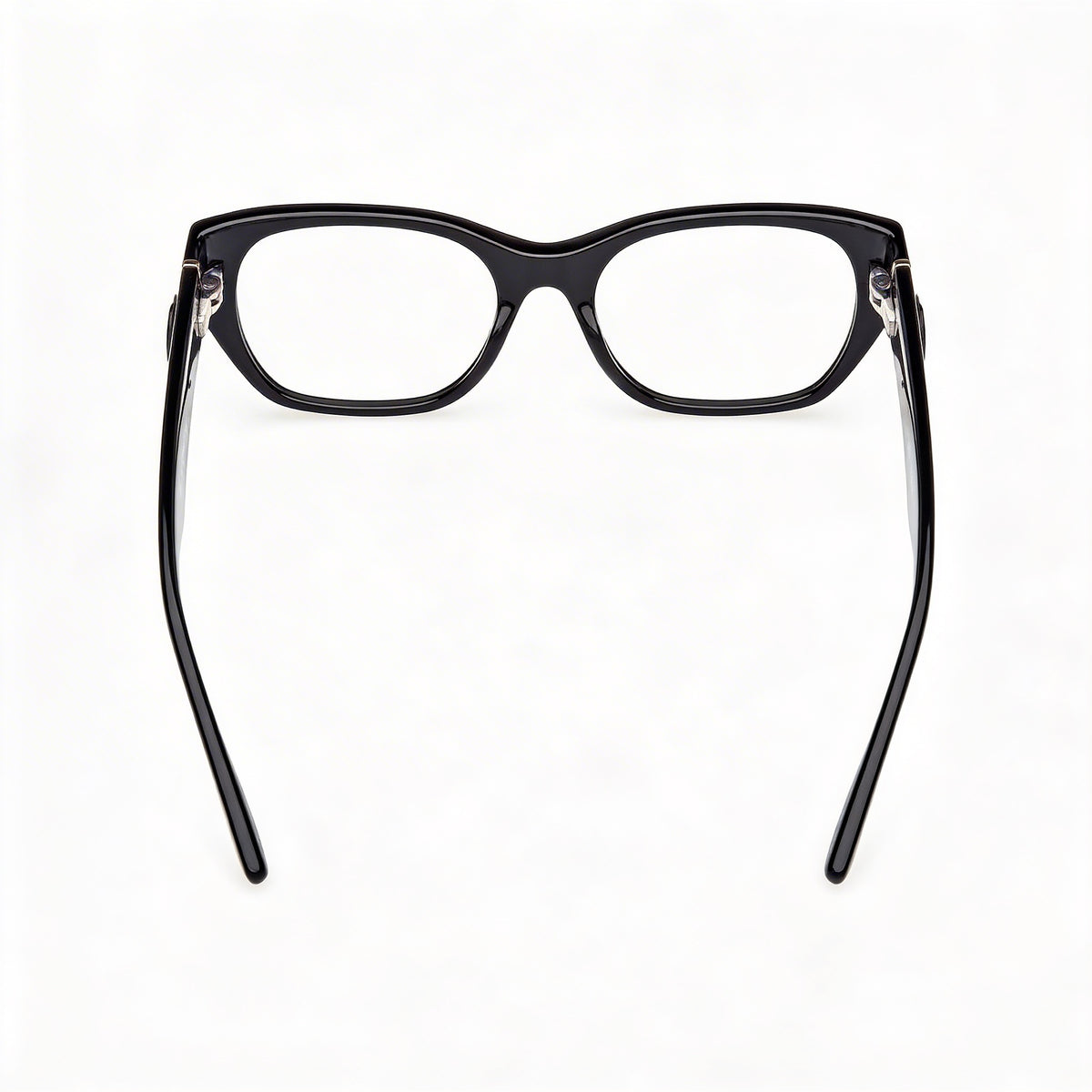 Gafas graduadas Guess Gu50304 rectangulares de color negro brillante para mujer, 52 mm, Photo 3