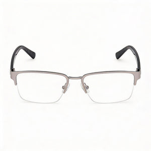 Guess Gu50326 Rectangle Eyeglasses for Men — front view, Metal