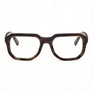Guess Gu50332 Rectangle Eyeglasses for Men — front view, Plastic