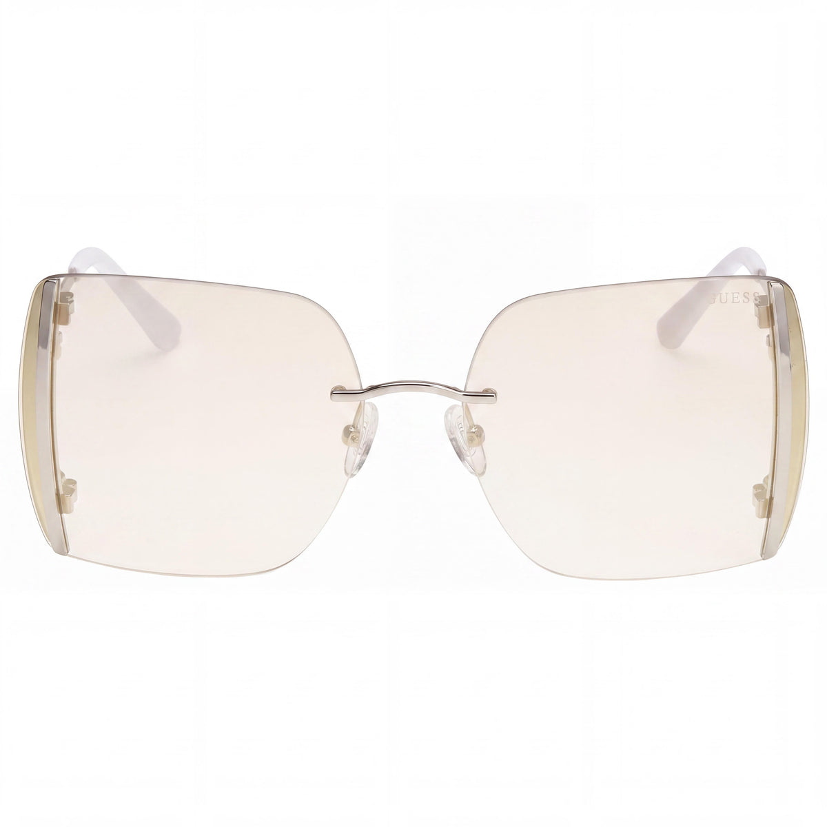Guess GU771810C62 White Square Sunglasses for Women, 62mm, Photo 2