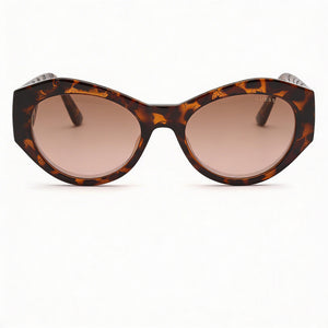 Guess GU772852G52 Oval Sunglasses for Women — front view, Plastic frame