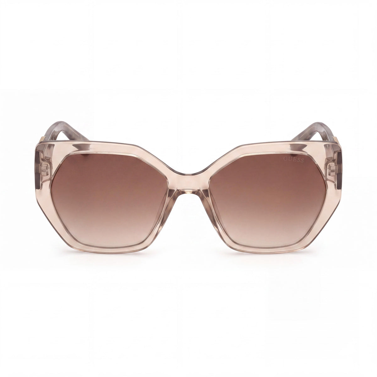 Guess GU7741 Shiny Beige Rectangle Sunglasses for Women, 57mm, Photo 2