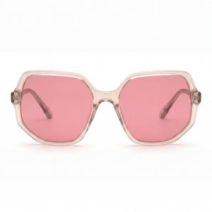 Guess GU7773 Geometric Sunglasses for Women — front view, Kunststoff frame