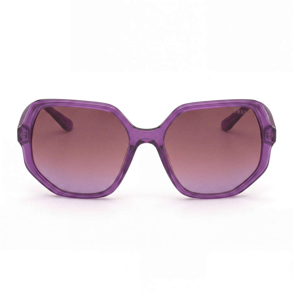 Guess GU7773 Rectangle Sunglasses for Women — front view, Plastic frame