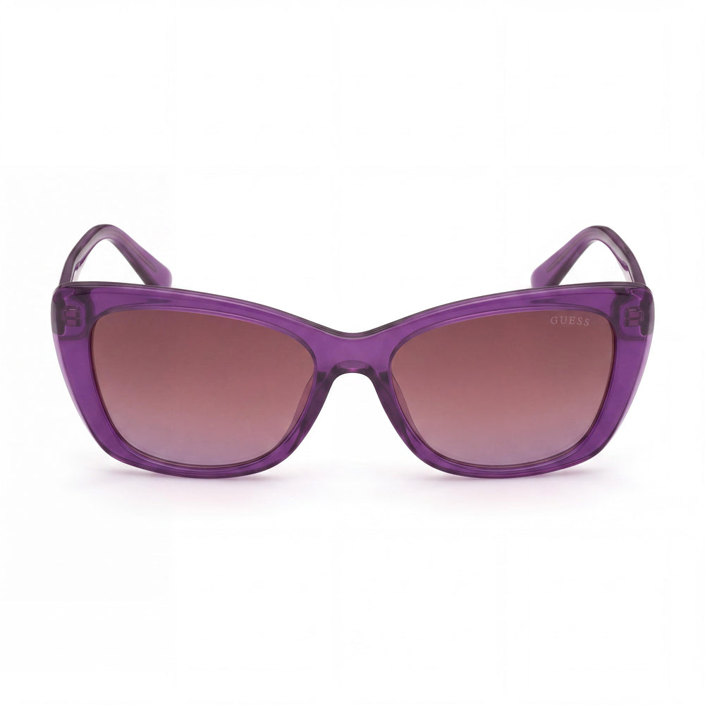 Guess gu777483z55 Cat Eye Sunglasses for Women — front view, Plastic frame