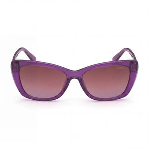 Guess gu777483z55 Cat Eye Sunglasses for Women — front view, Plastic frame