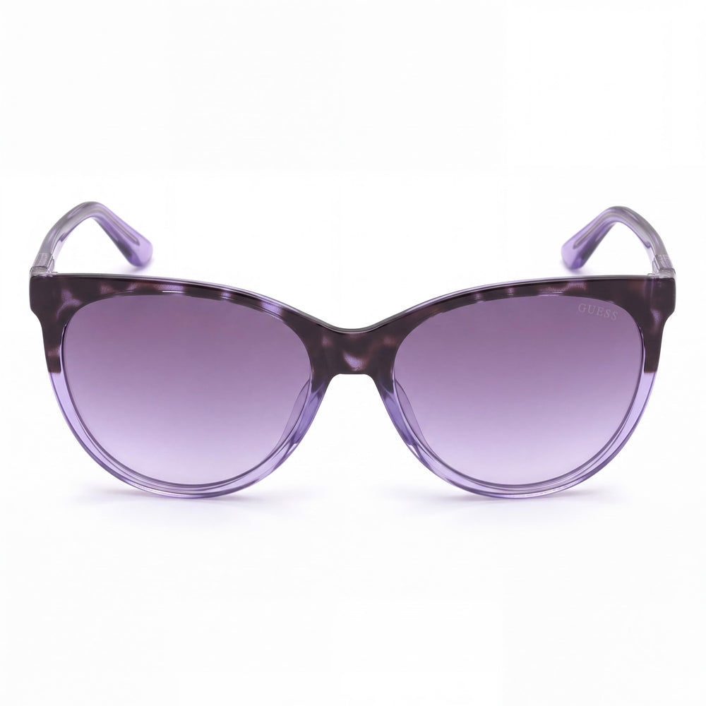 Guess GU77785883Z Cat Eye Sunglasses for Women — front view, Injected frame