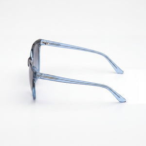 Guess GU777892W58 Round Sunglasses Unisex — side view, Non-Polarized Gradient Blue lens