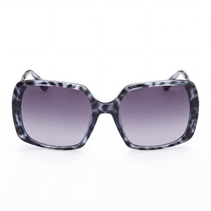 Guess GU778092B60 Square Sunglasses for Women — front view, Plastic frame