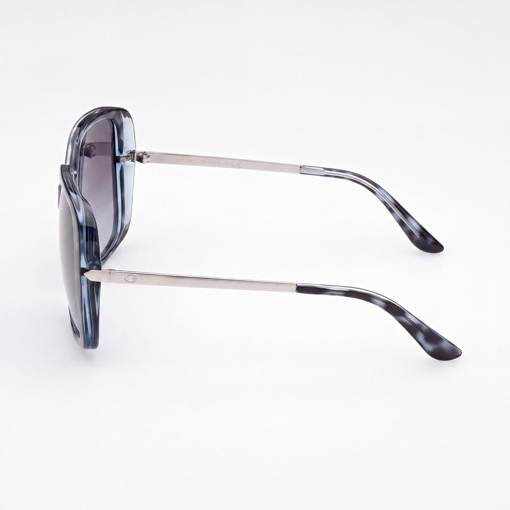 Guess GU778092B60 Square Sunglasses Women — side view, Non-Polarized Smoke Gradient lens