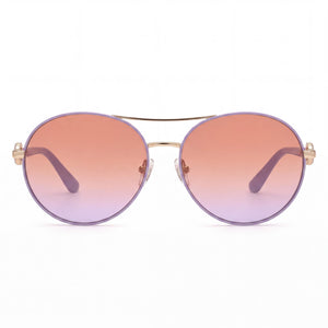 Guess Gu7791-s Aviator Sunglasses for Women — front view, Plastic frame