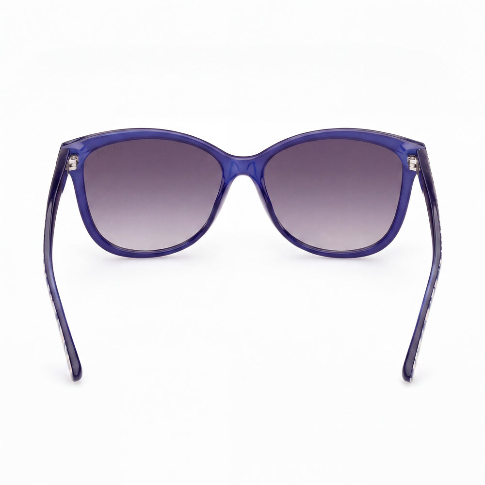 Guess Gu782890b Rectangle Sunglasses Women — side view, Non-Polarized Grey lens